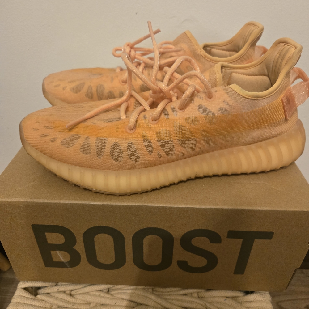 Orange Yeezy Boost Sneakers